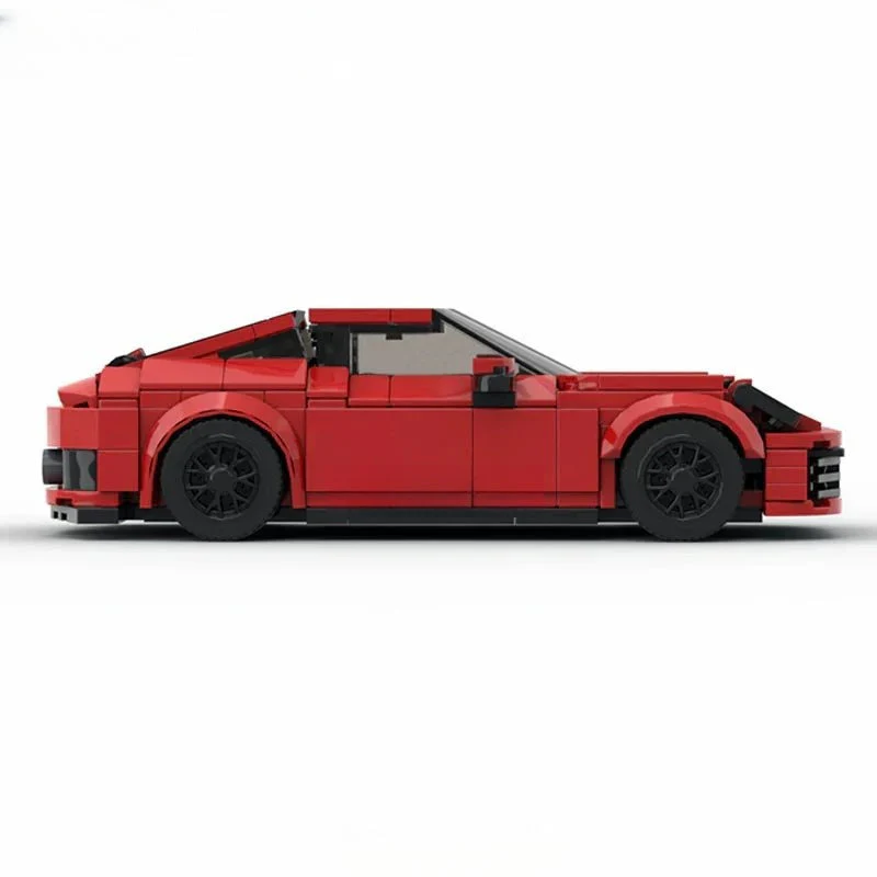 Porsche 911 red sports car Lego Custom Minifigures Building Block Toys - Image 3