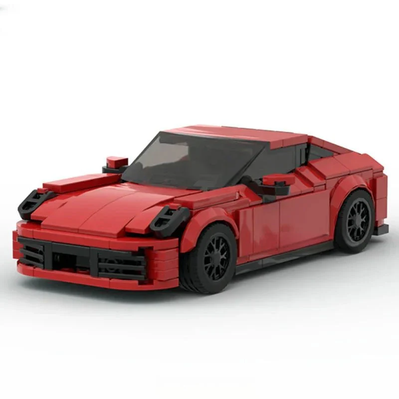 Porsche 911 red sports car Lego Custom Minifigures Building Block Toys - Image 5