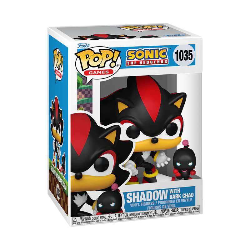 (PRE-ORDER) POP! & Buddy: Sonic- Shadow w/ Dark Chao - Image 2