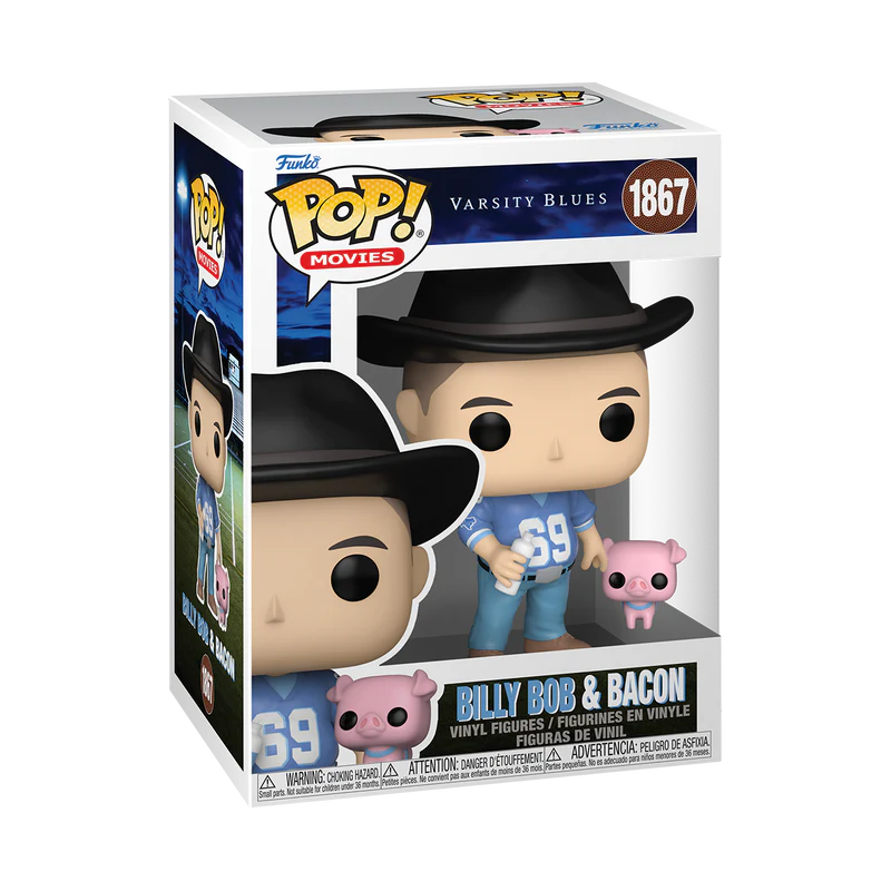(PRE-ORDER) POP! & Buddy: Varsity Blues- Billy w/Bacon - Image 2