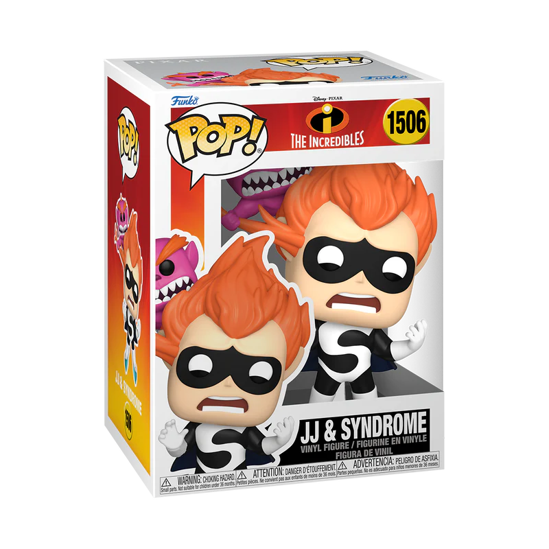 (PRE-ORDER) POP! Disney: Incredibles 20th Anniversary - JJ & Syndrome - Image 2