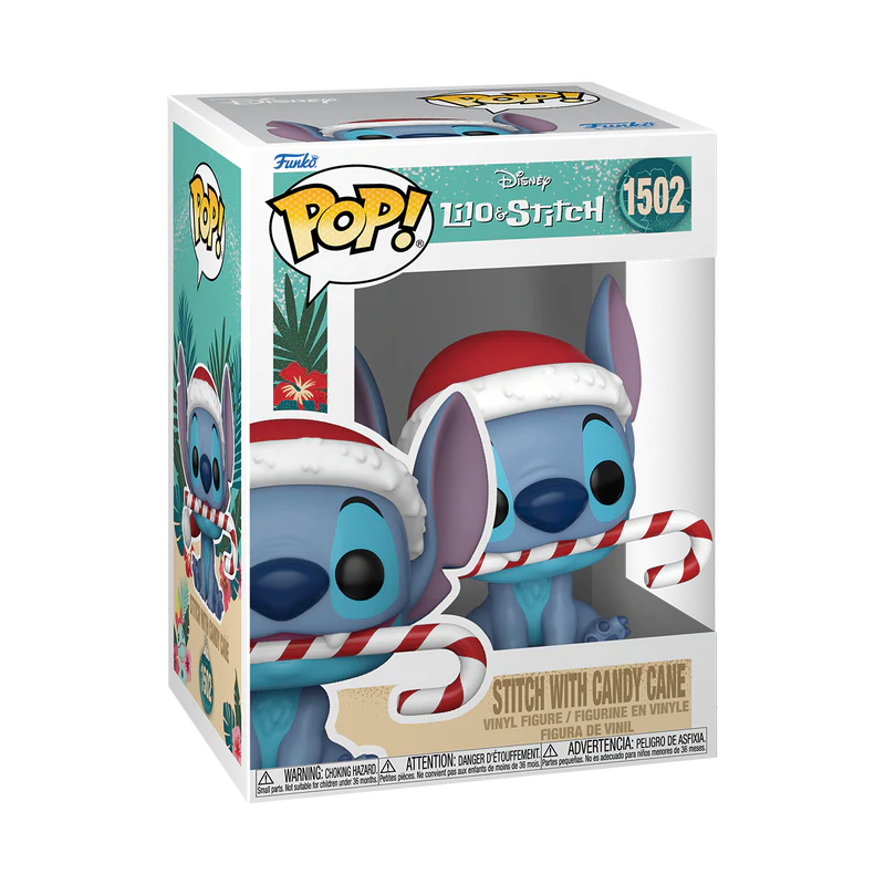 (PRE-ORDER) POP! Disney: Stitch HLDY– Stitch w/CC - Image 2