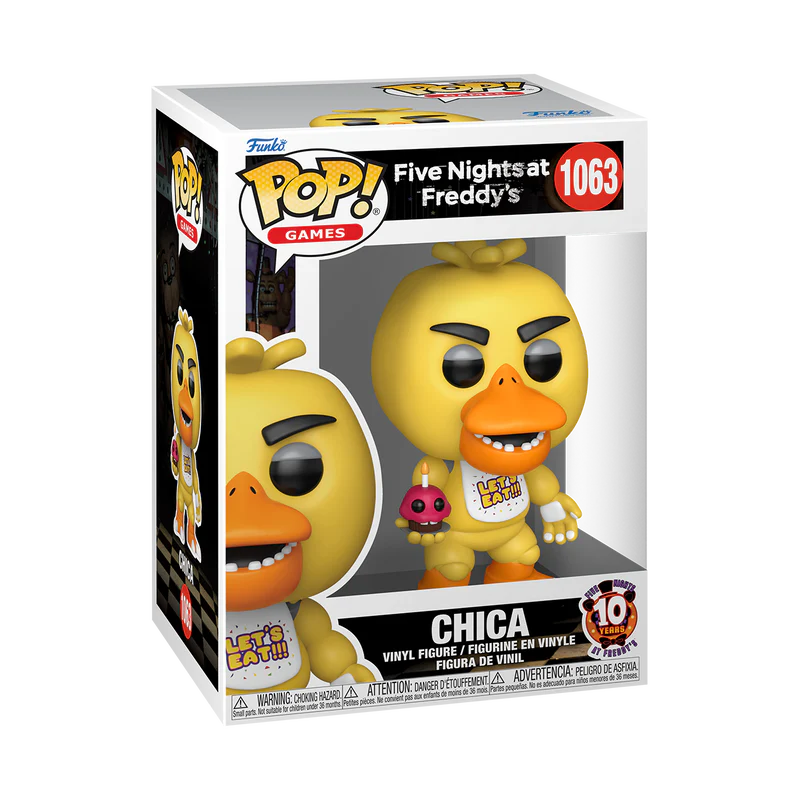 (PRE-ORDER) POP! Games: FNAF 10y- Chica - Image 2