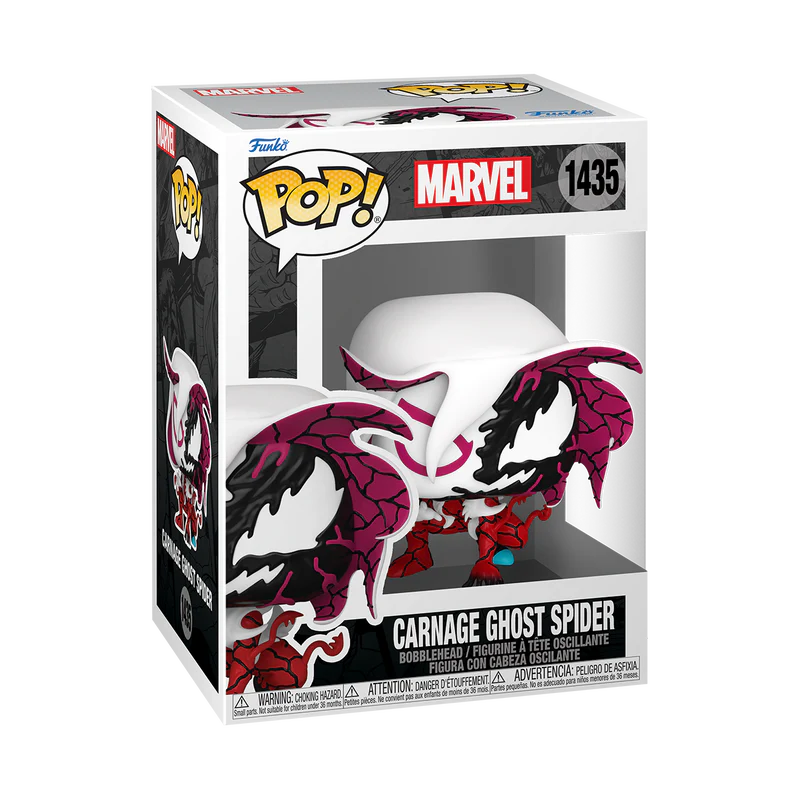 (PRE-ORDER) POP! Marvel: Carnageized- Ghost Spider - Image 2