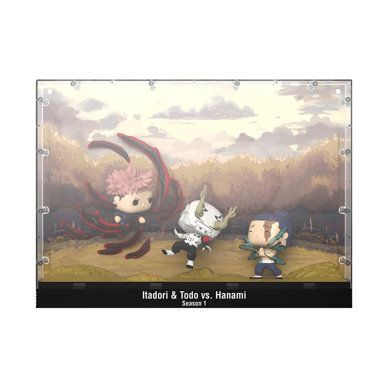 (PRE-ORDER) POP! Moments DLX: JJK- Itadori & Todo vs Hanami