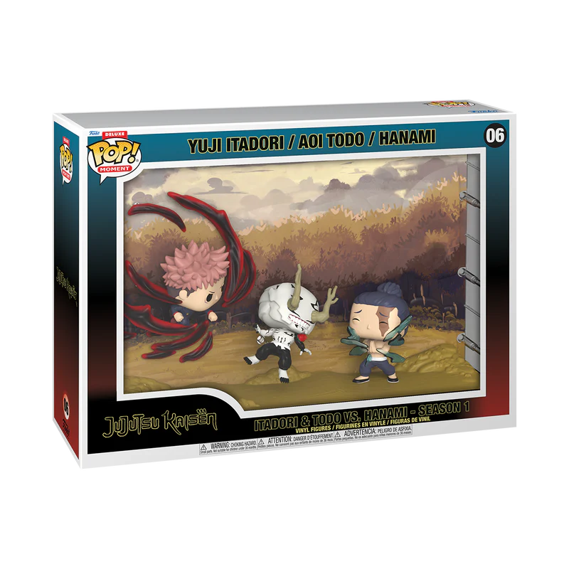 (PRE-ORDER) POP! Moments DLX: JJK- Itadori & Todo vs Hanami - Image 2