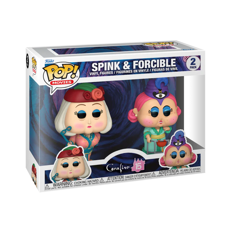 (PRE-ORDER) POP! Movies: Coraline 15th - Spink & Forcible 2PK - Image 2