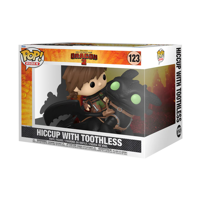 (PRE-ORDER) POP! Rides DLX: HTTYD– Hiccup w/Toothless - Image 2