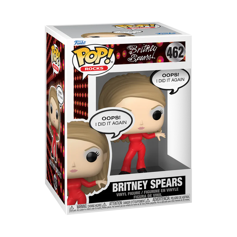 (PRE-ORDER) POP! Sayings: Britney Spears- Oops, I Did it Again - Image 2