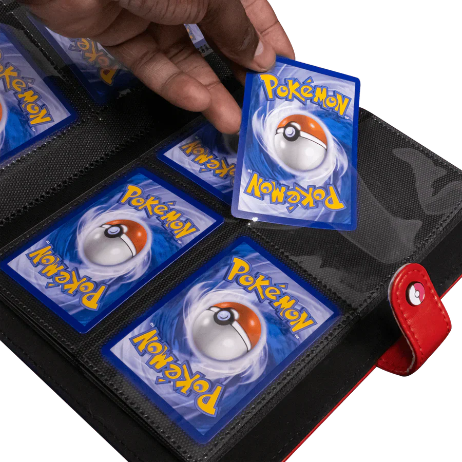 Premium Red 4-Pocket Snap Binder for Pokémon - Image 2