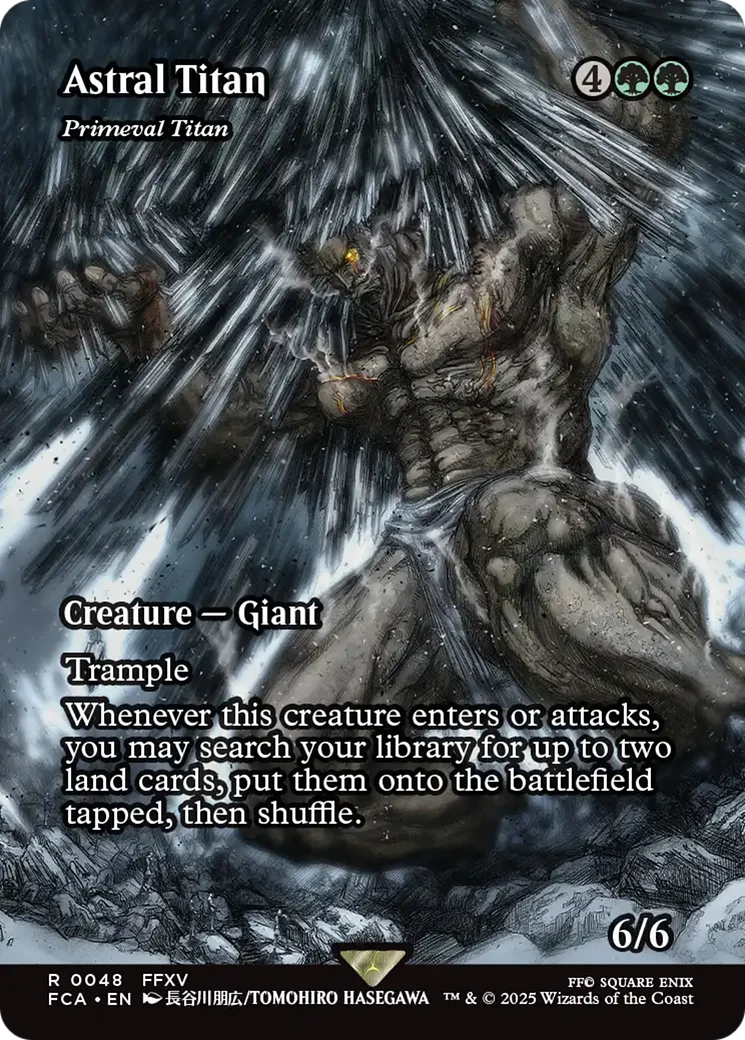 Primeval Titan (FCA-048) - FINAL FANTASY: Through the Ages / Astral Titan (Borderless)