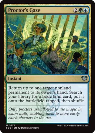 Proctor's Gaze (SOS-213) - Secrets of Strixhaven