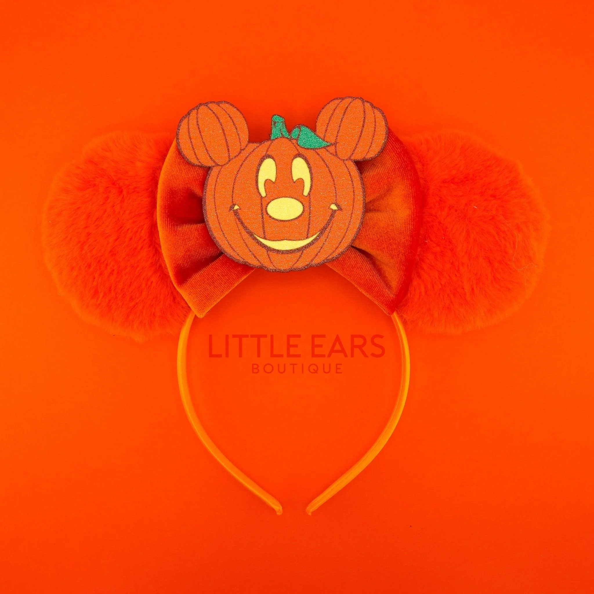 Pumpkin Fur Halloween Ears