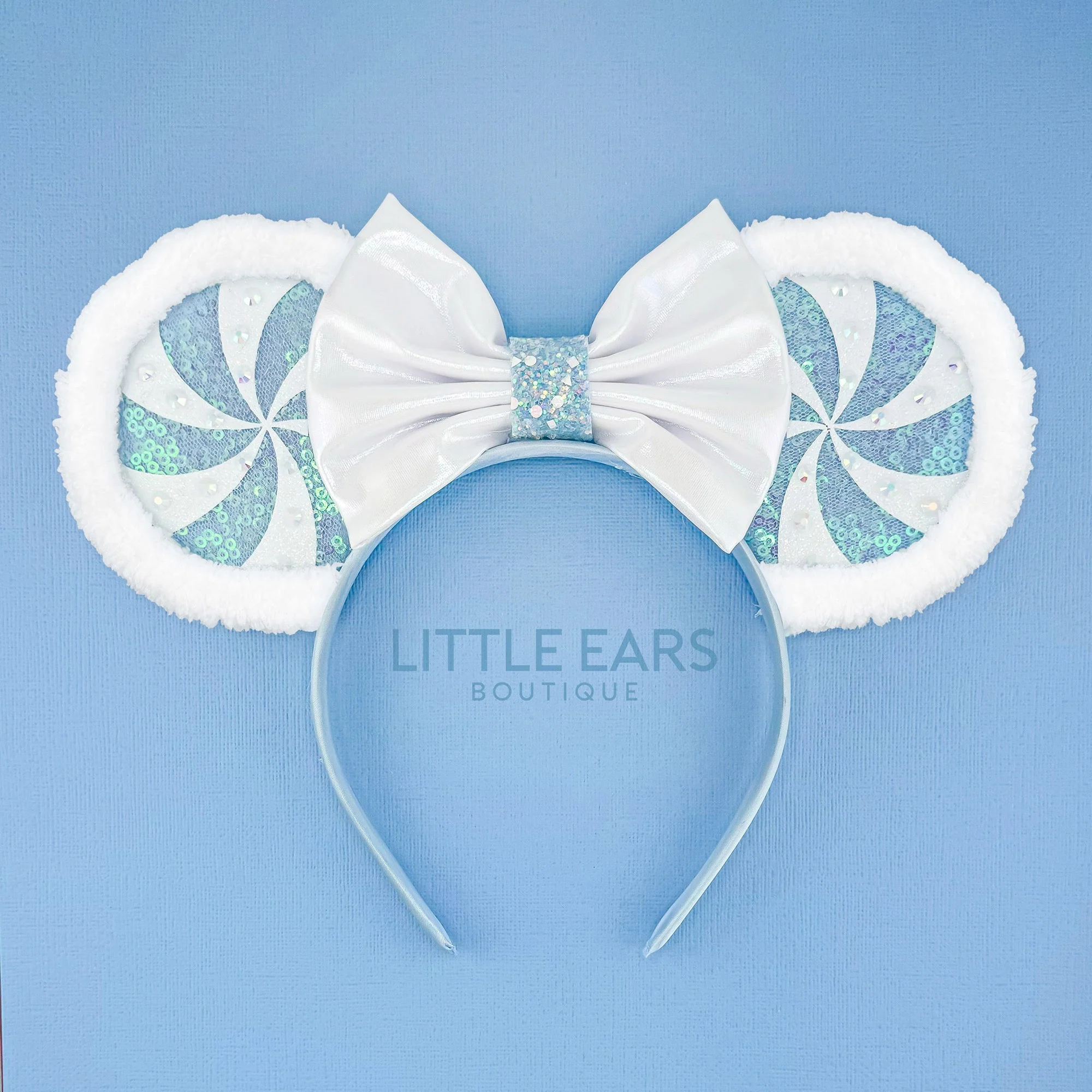 Purple Candycane Mickey Ears - Image 2