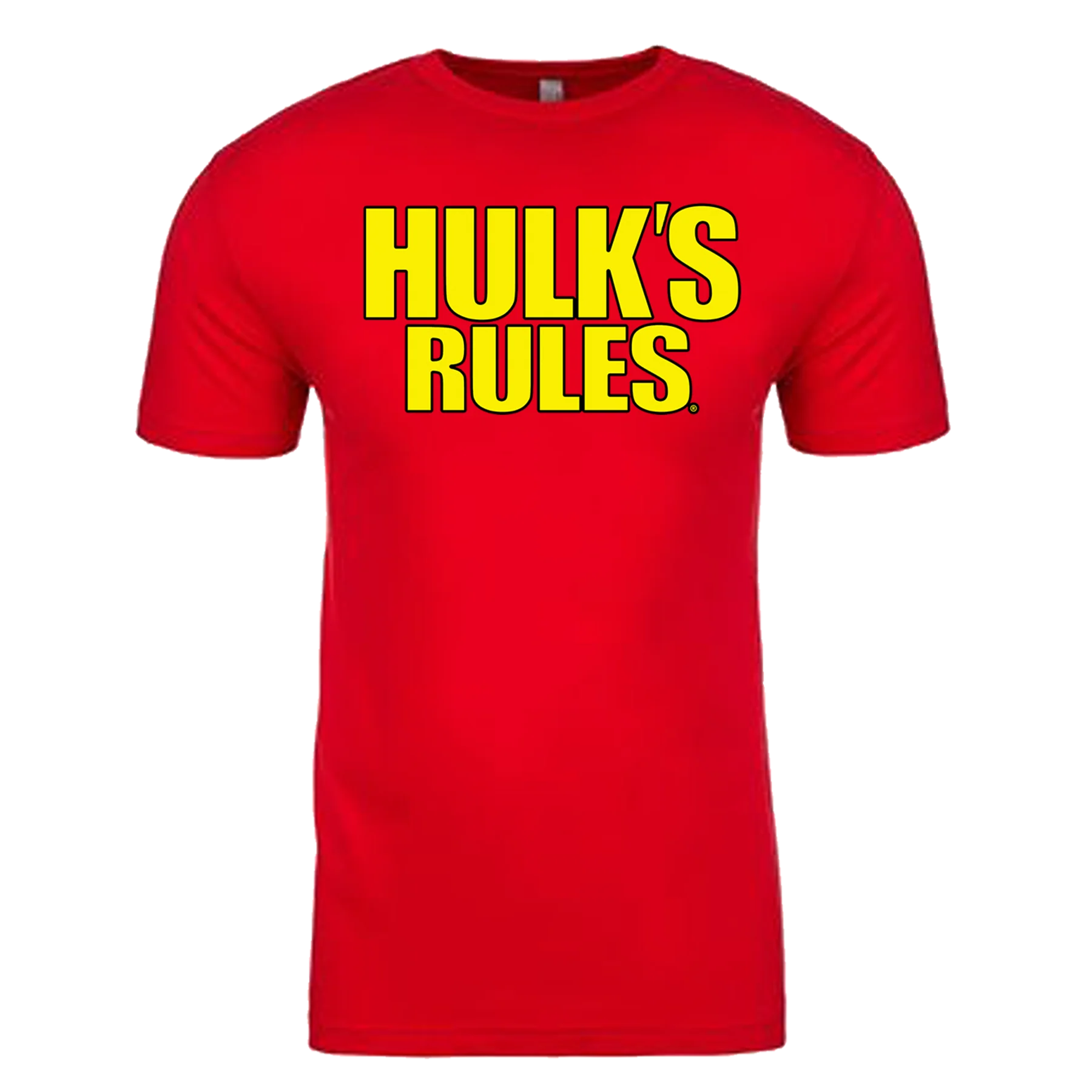 Red Hulks Rules Adult T-Shirt