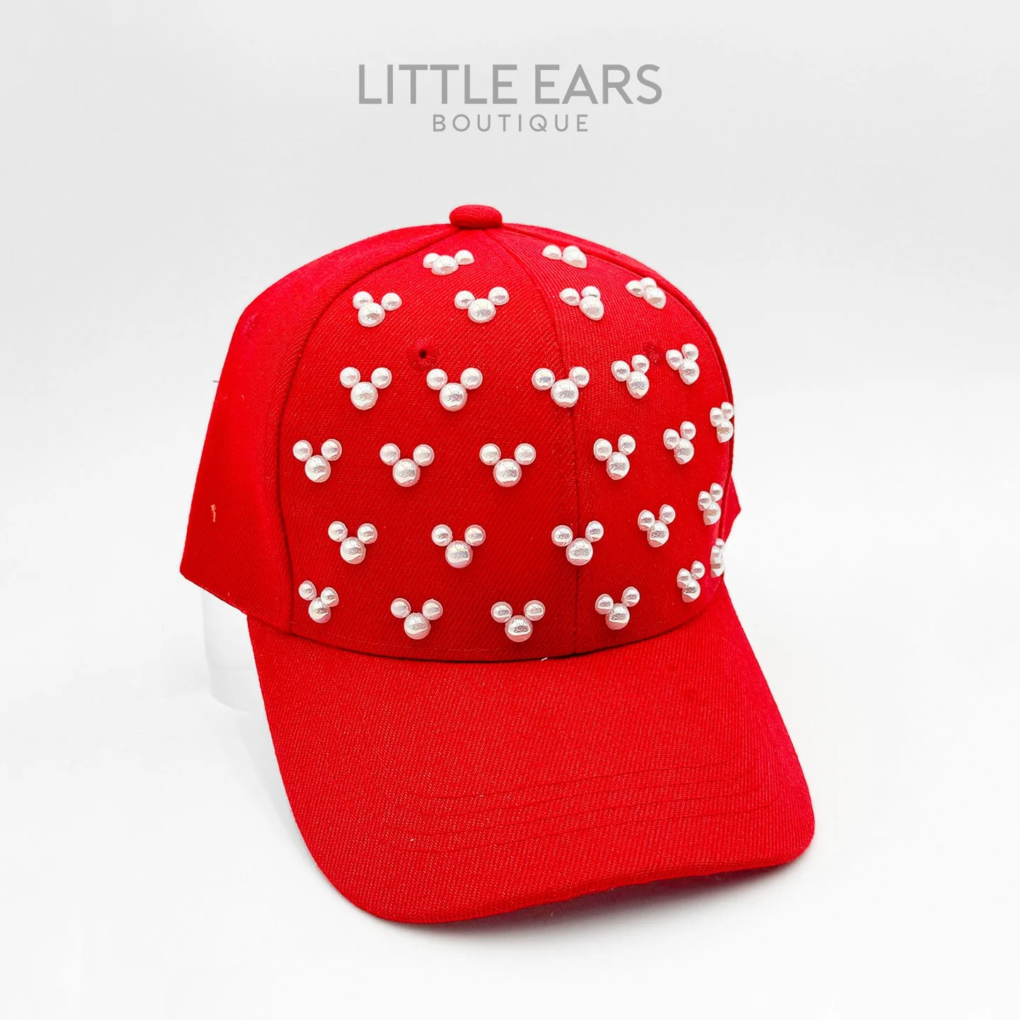Red Pearls Mickey Hat - Image 3