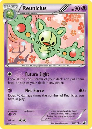 Reuniclus 076/113 - Legendary Treasures Reverse Holofoil