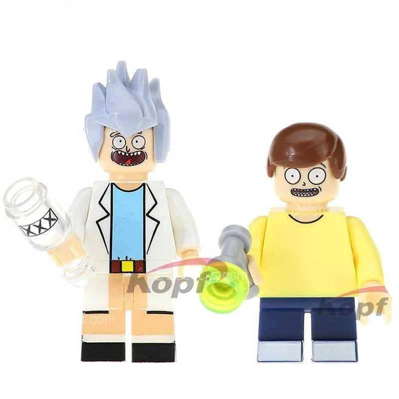 Rick & Morty Lego Minifigures Custom toys