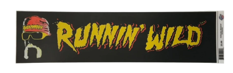 Runnin Wild Bumper Sticker