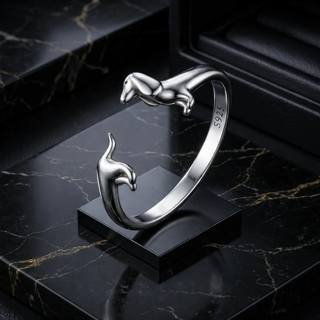S925 Sterling Silver Oxidized Ring for Men - Image 2