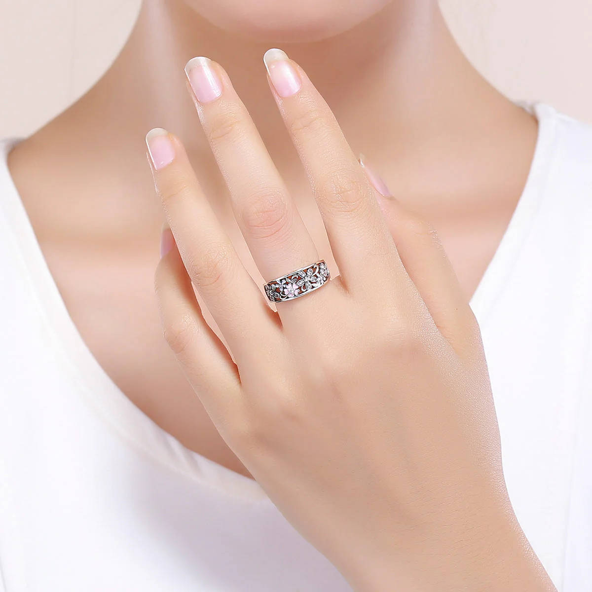 S925 Sterling Silver Ring Size 6.0 - Image 6