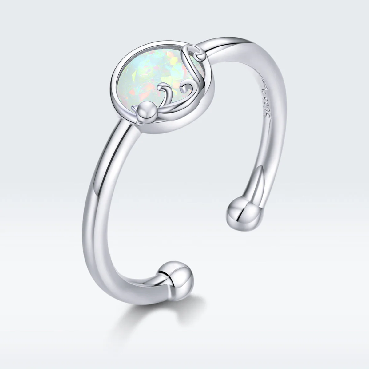 S925 Sterling Silver Slim Band Ring for Women - Image 2