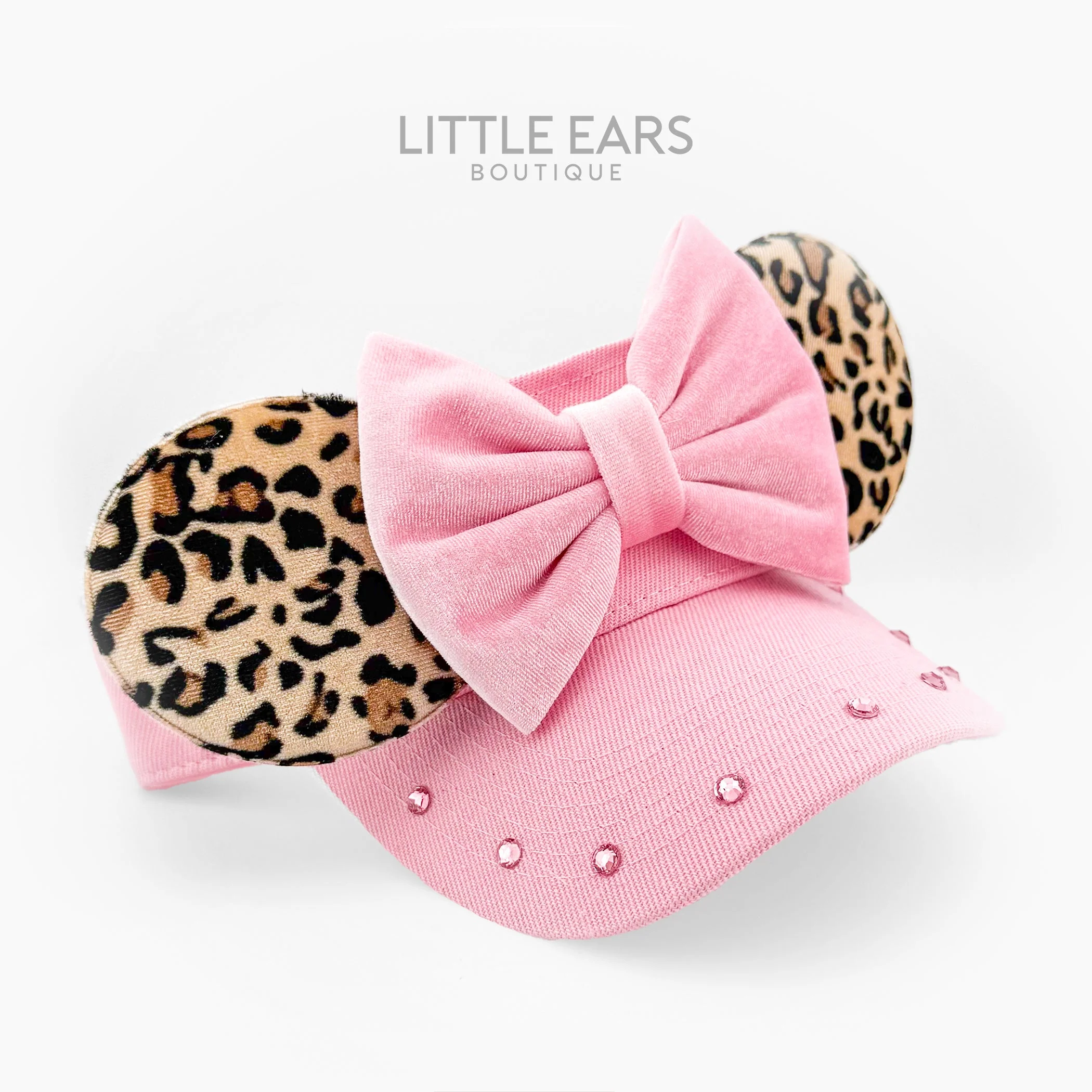 Safari Velvet Pink Mickey Visor - Image 2