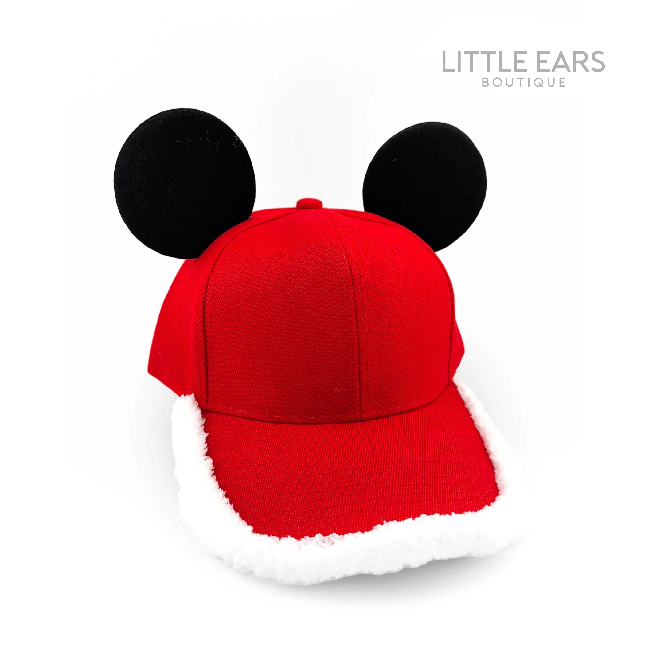 Santa Baseball Cap with Mickey Ears - Image 2
