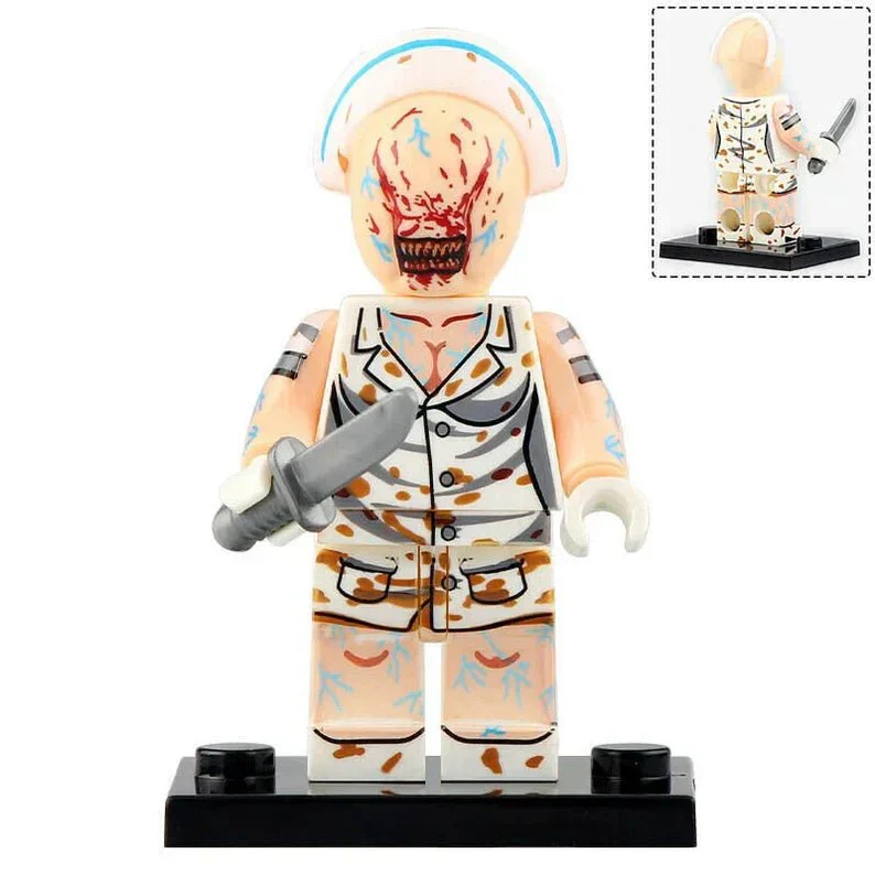 Silent Hill Nurse Lego Minifigures Custom Horror Toys - Image 2