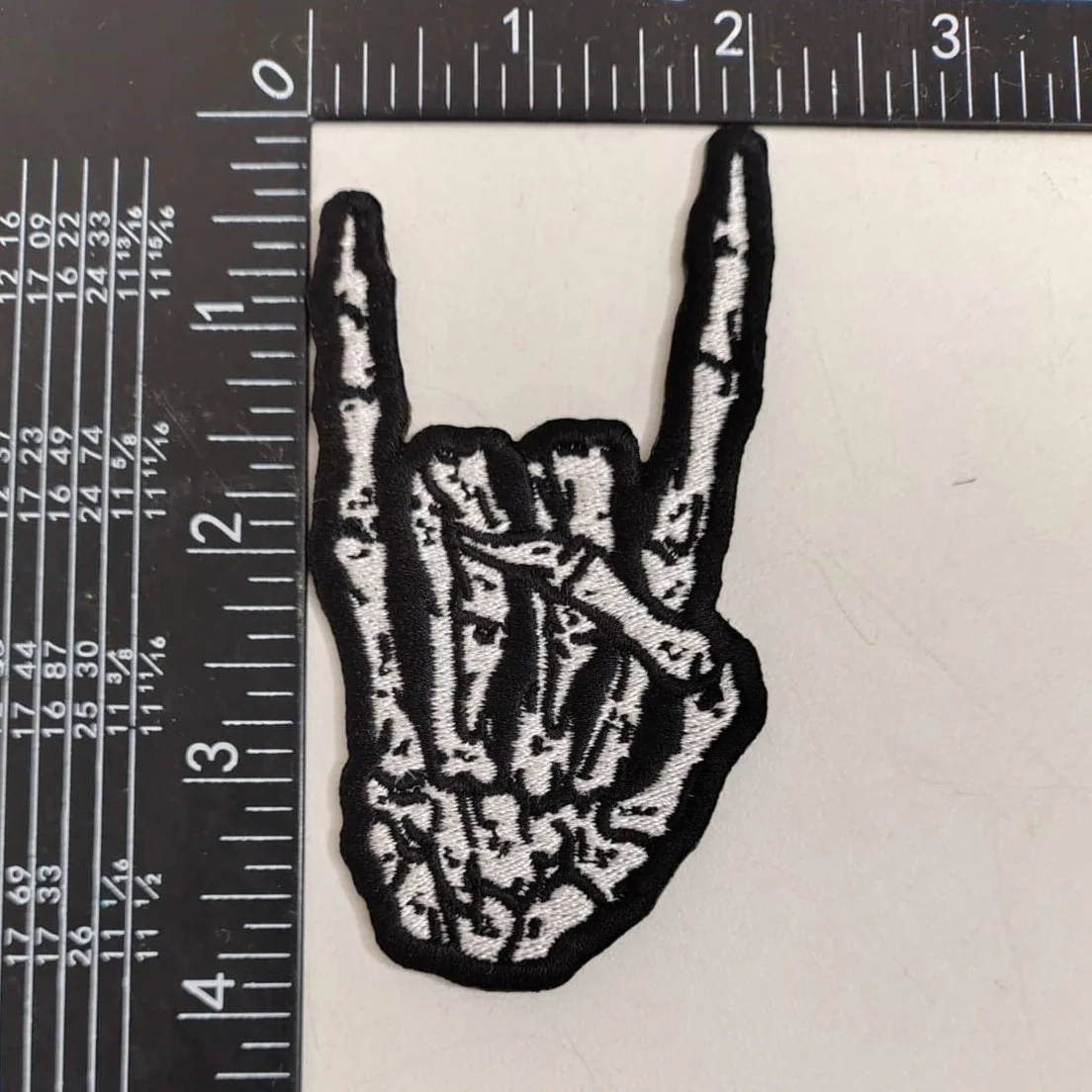 Skeleton Rock Hand Patch - Image 2