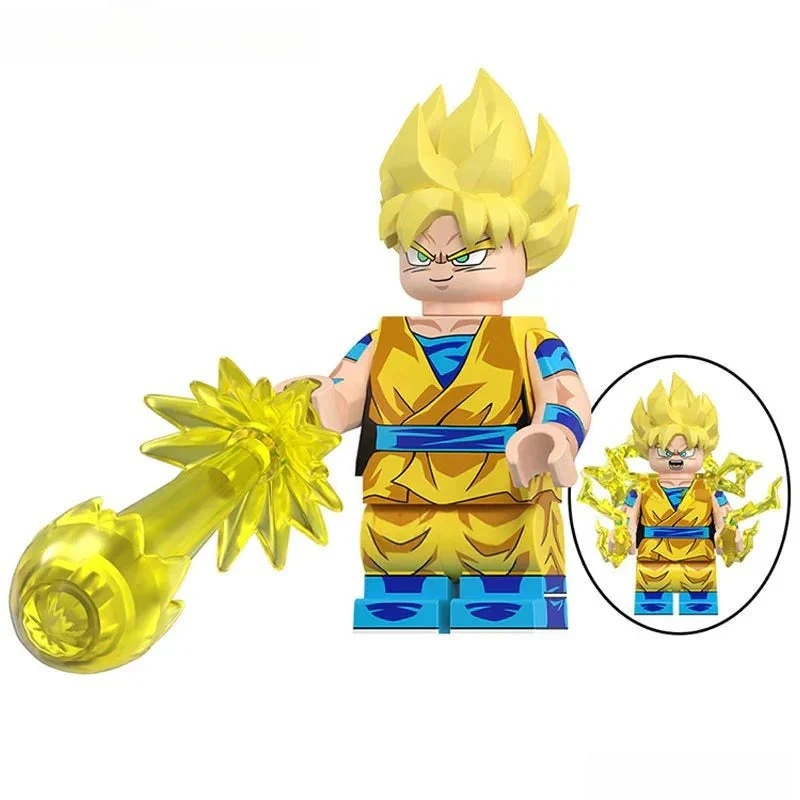 Son Goku Dragon Ball Z Super Lego Minifigures Best Custom Anime Toys G-12 - Image 2