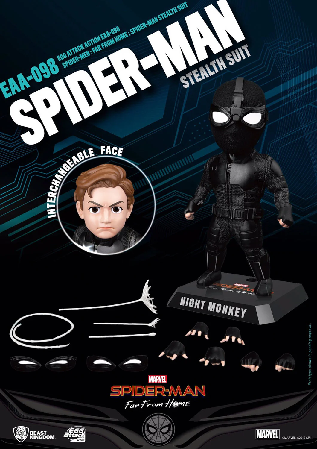 SPIDER-MAN FAR FROM HOME EAA-098 SPIDER-MAN STEALTH PX AF