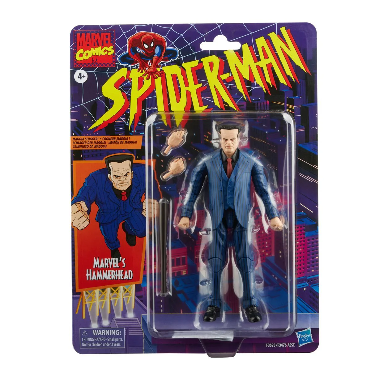 Spider-Man Retro Marvel Legends Hammerhead 6-Inch Action Figure - Image 2