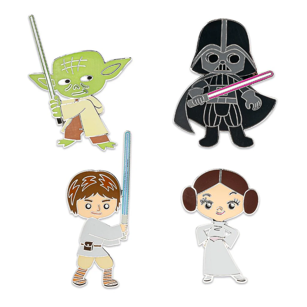 STAR WARS 4PC ENAMEL PIN SET - Image 2