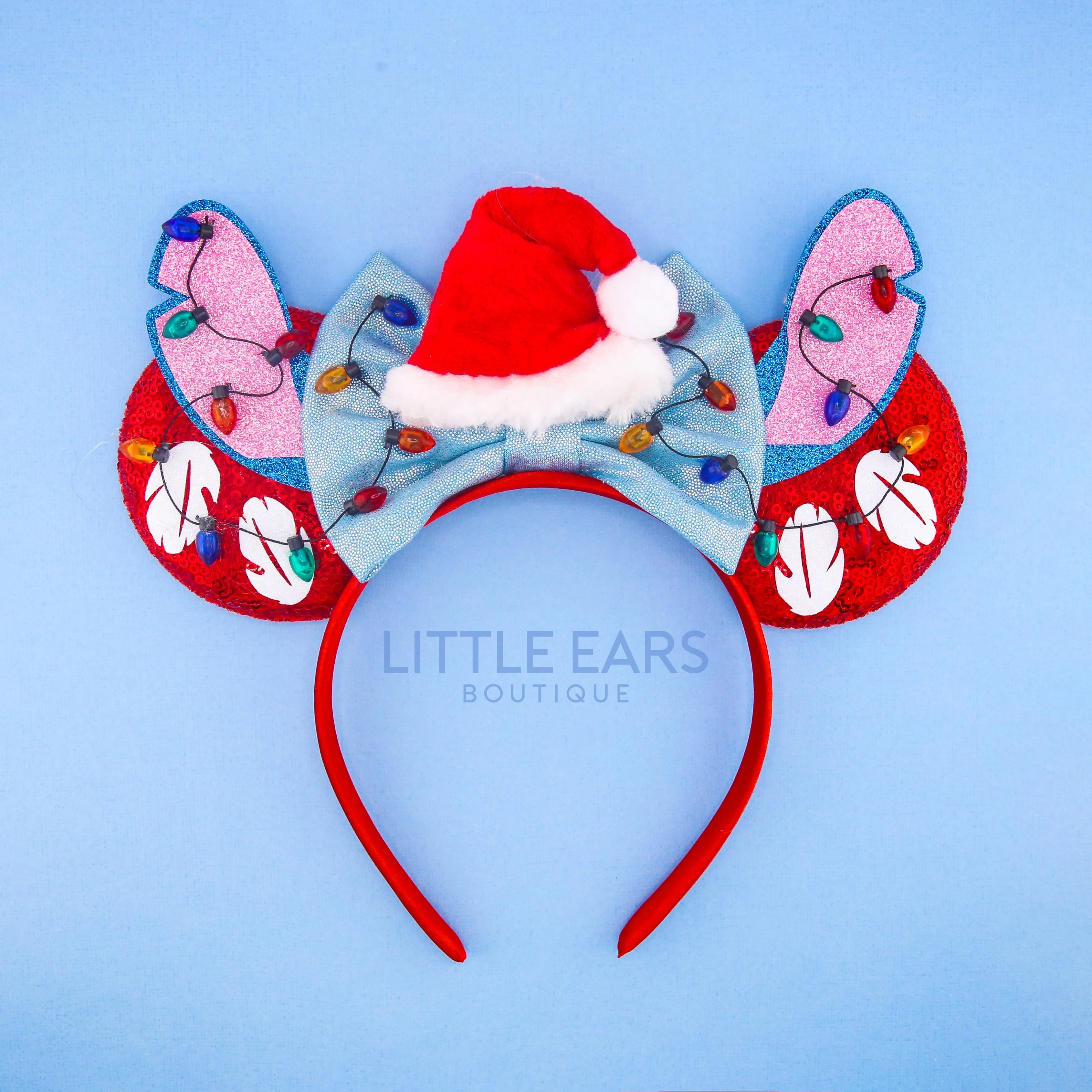 Stitch Santa Mickey Ears