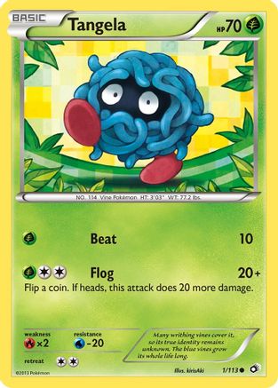 Tangela 001/113 - Legendary Treasures Reverse Holofoil