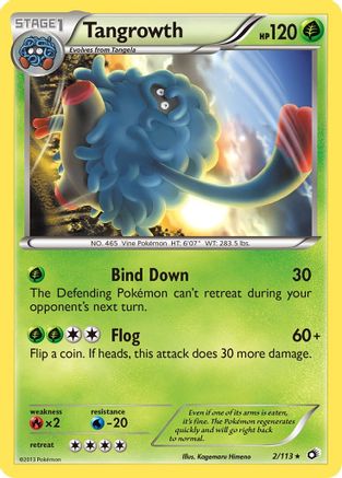 Tangrowth 002/113 - Legendary Treasures Reverse Holofoil