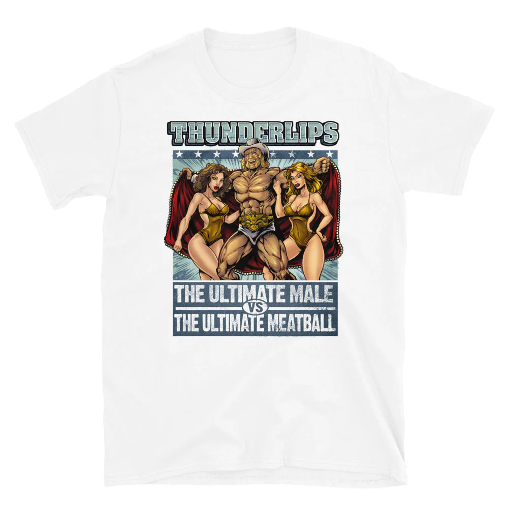 Thunder Lips Hulk Hogan Short-Sleeve Unisex T-Shirt - Image 2