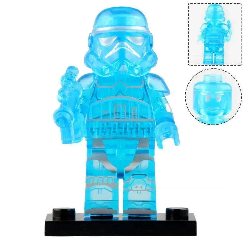 Transparent Imperial Stormtrooper Star Wars Lego Compatible Minifigure - Image 2