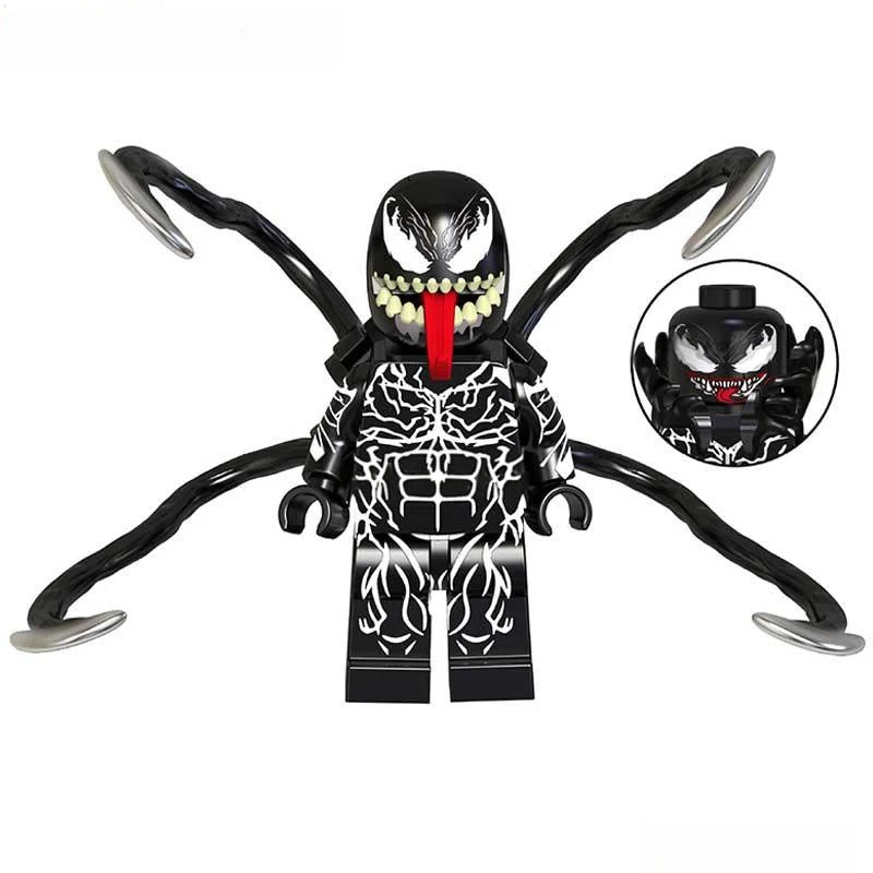 Venom Spider-Man villain Lego Minifigures Custom Toys 3 - Image 2