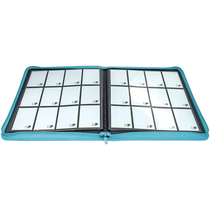 Vivid 12-Pocket Zippered PRO-Binder (Light Blue) - Image 2
