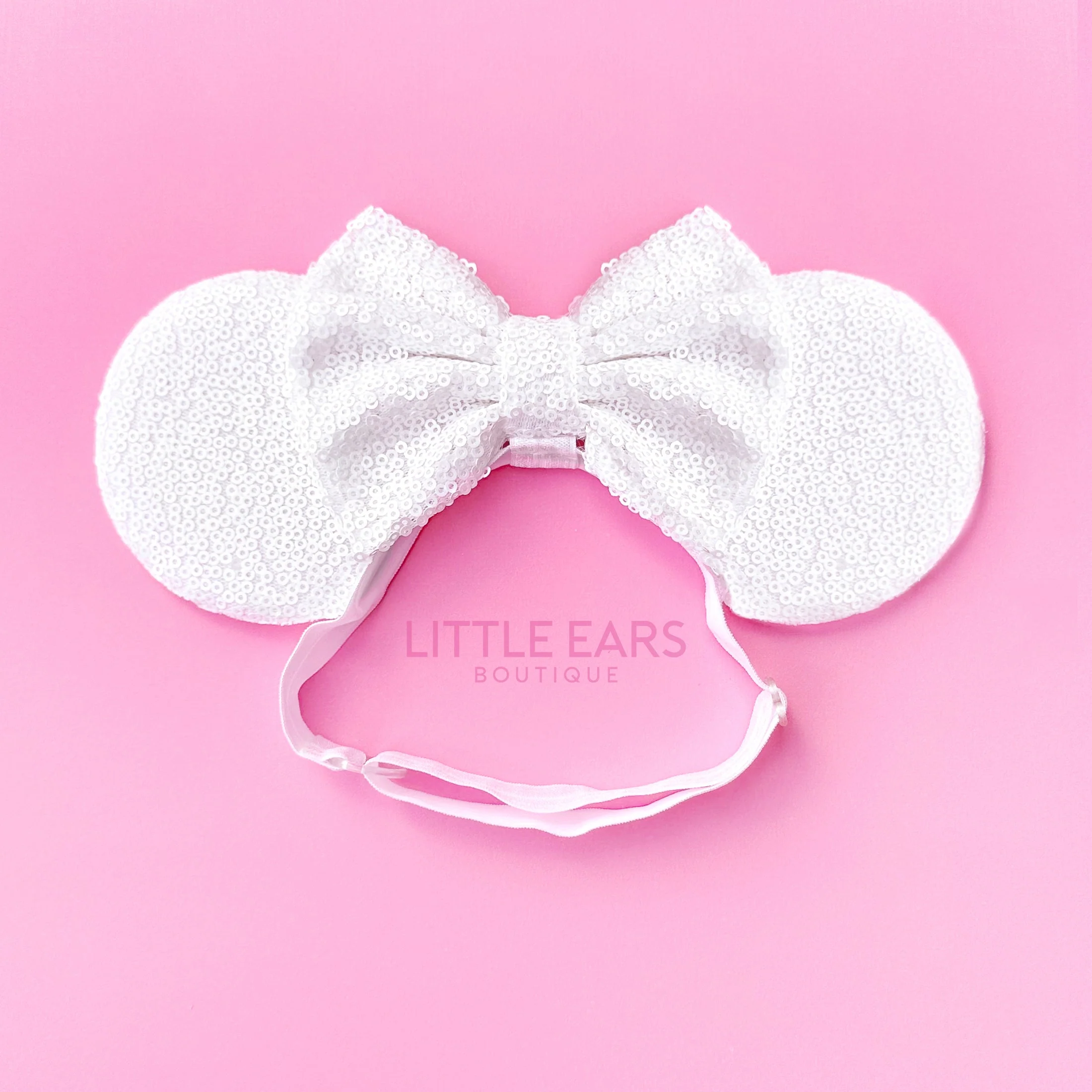 White Baby Mickey Ears look