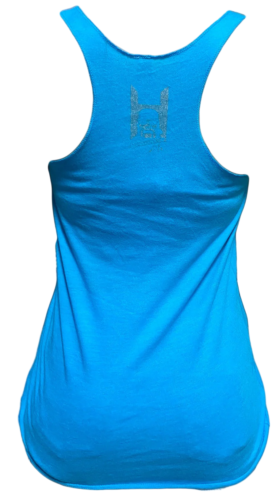 Womens Blue Hulkamania Outline Tank Top - Image 2