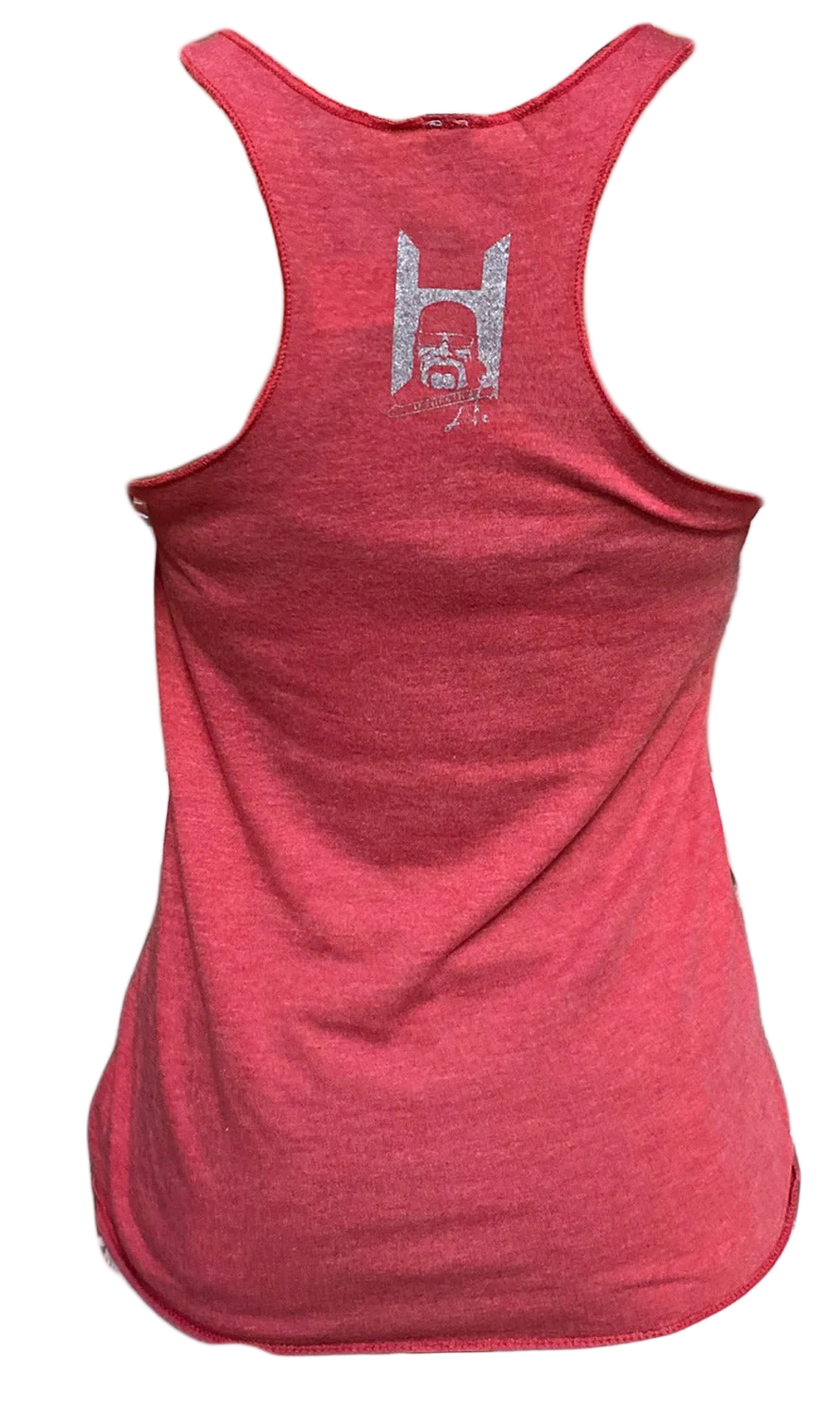 Womens Red Hulkamania Outline Tank Top - Image 2