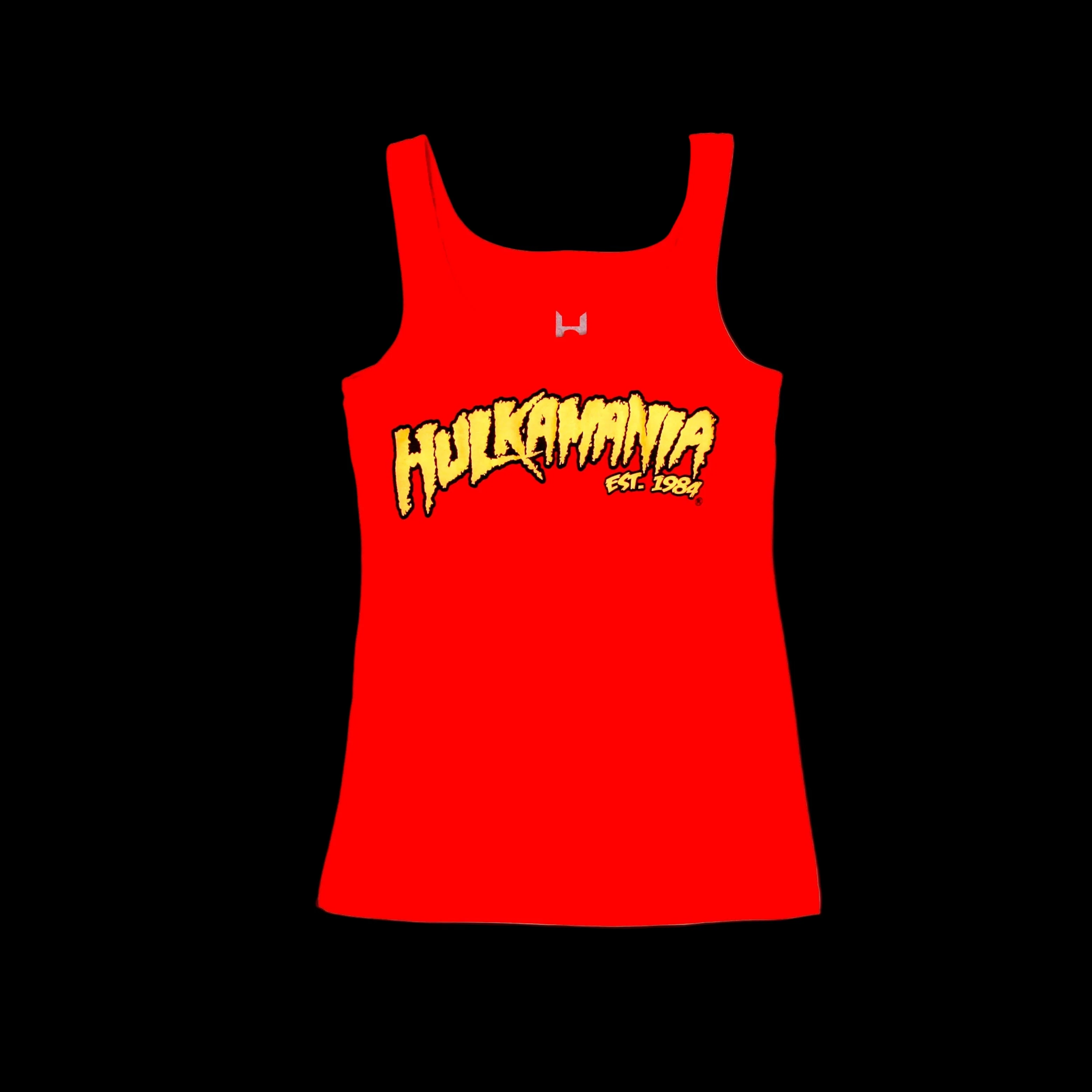 Womens Red Hulkamania Tank Top - Image 2