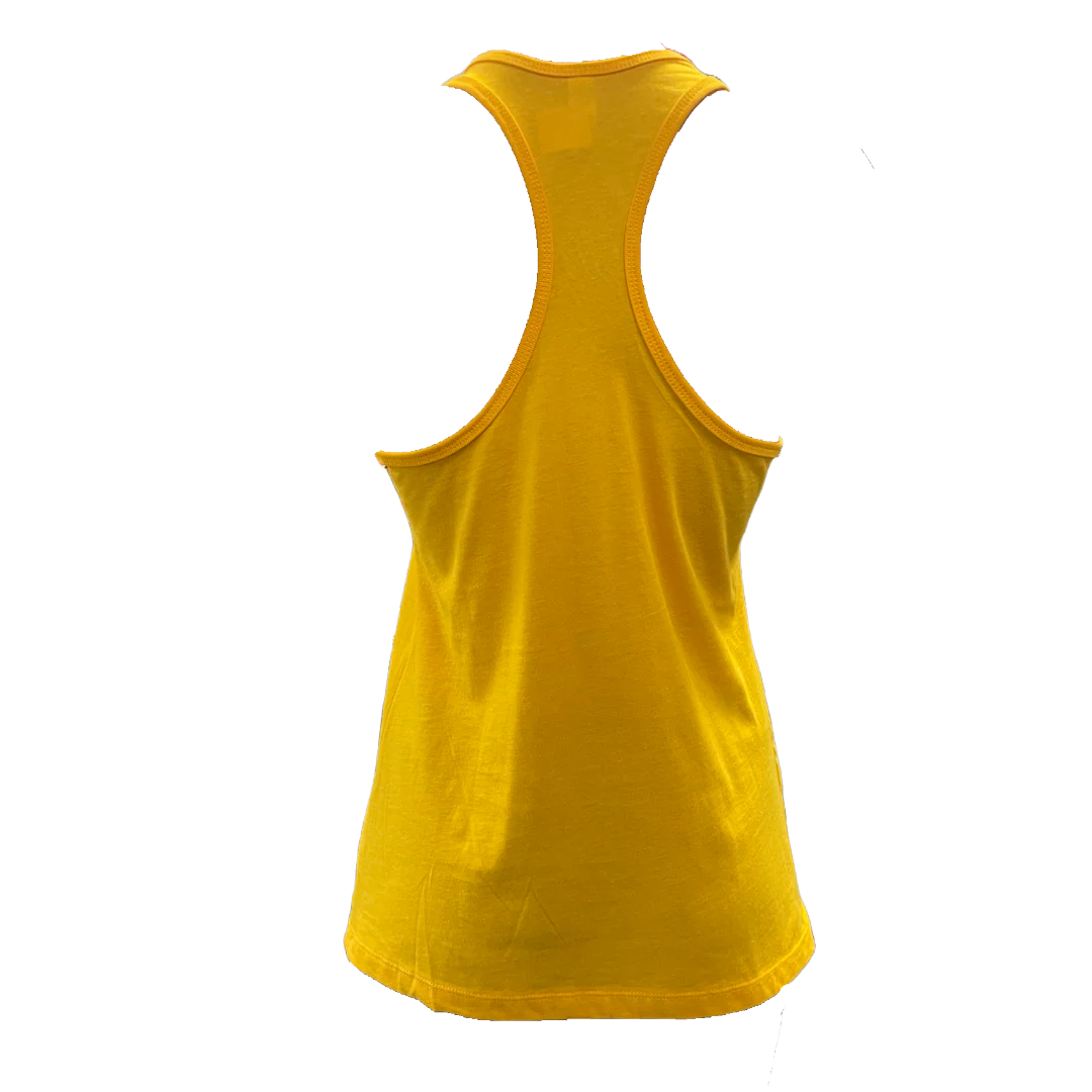 Womens Yellow Hulkamania Tank Top - Image 2