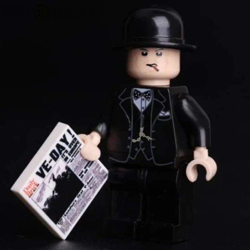 World War 2 British Prime Minister Winston Churchill Best Lego Minifigures Custom Toys