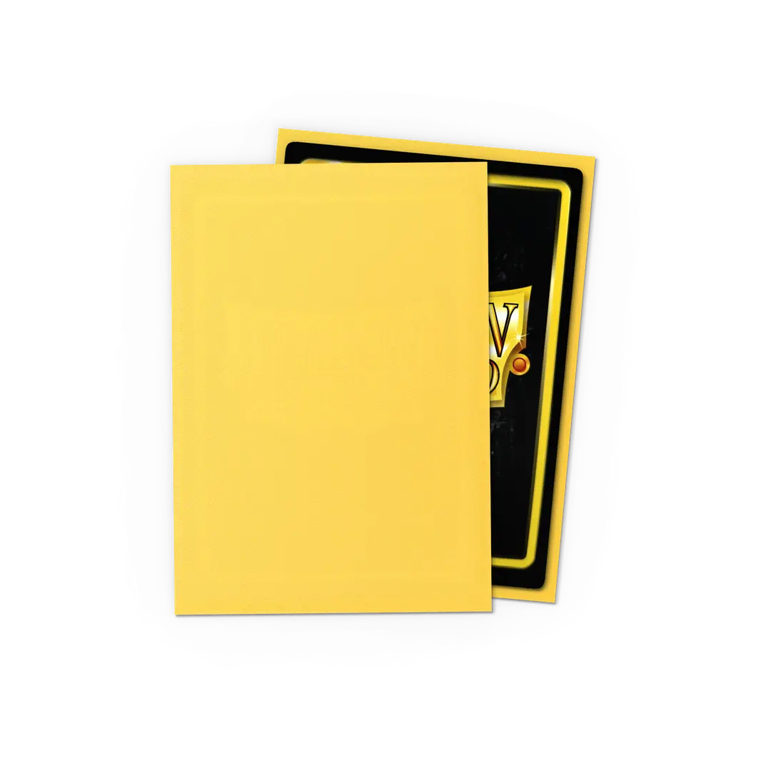 Yellow - Matte Sleeves - Japanese Size - Image 2