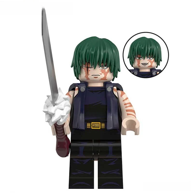 Zenin Maki Jujutsu kaisen Lego Anime Minifigures Custom Toys